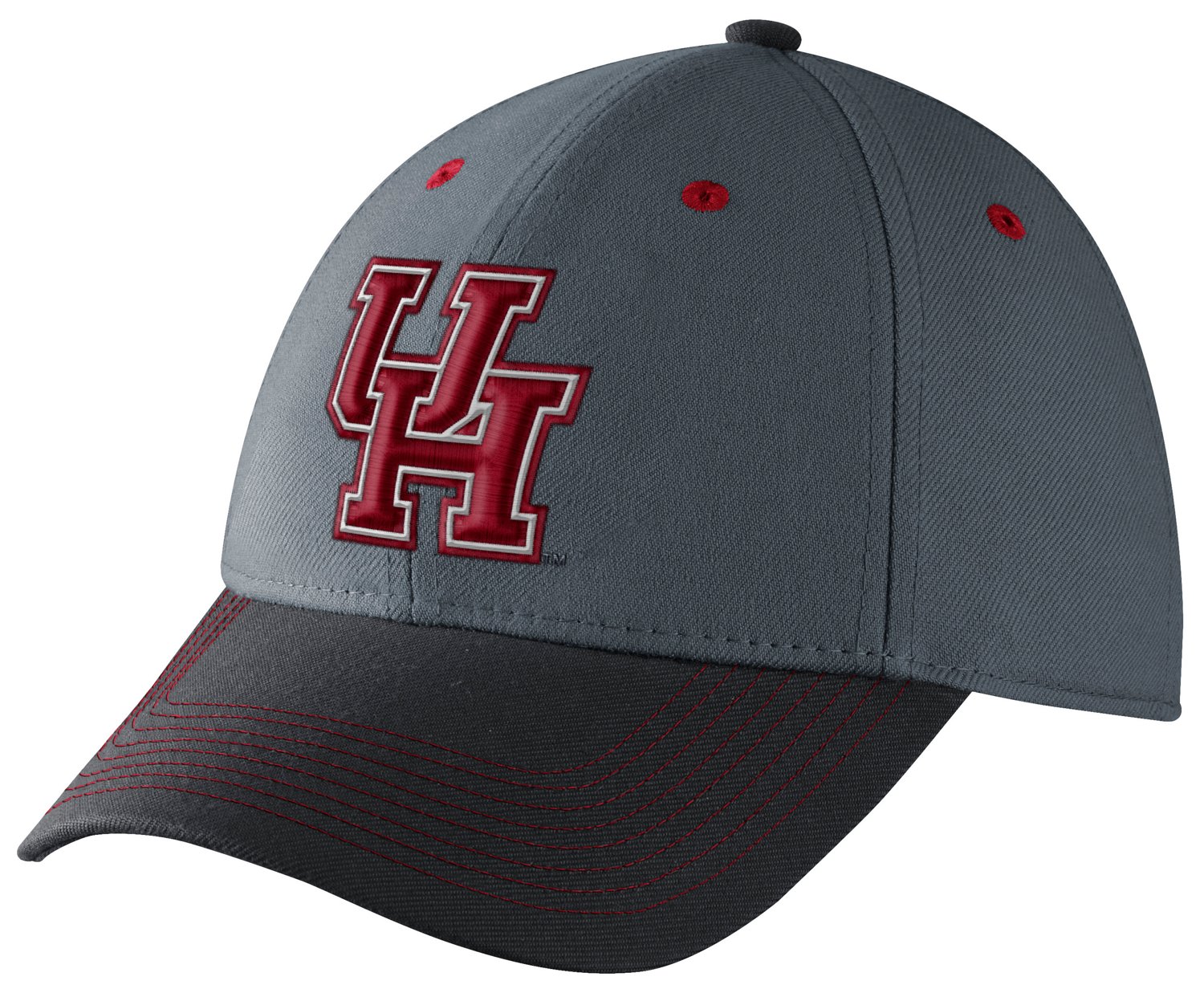 Nike Men's University of Houston Dri-FIT Fan Seasonal Legacy 91 Swoosh Flex Cap