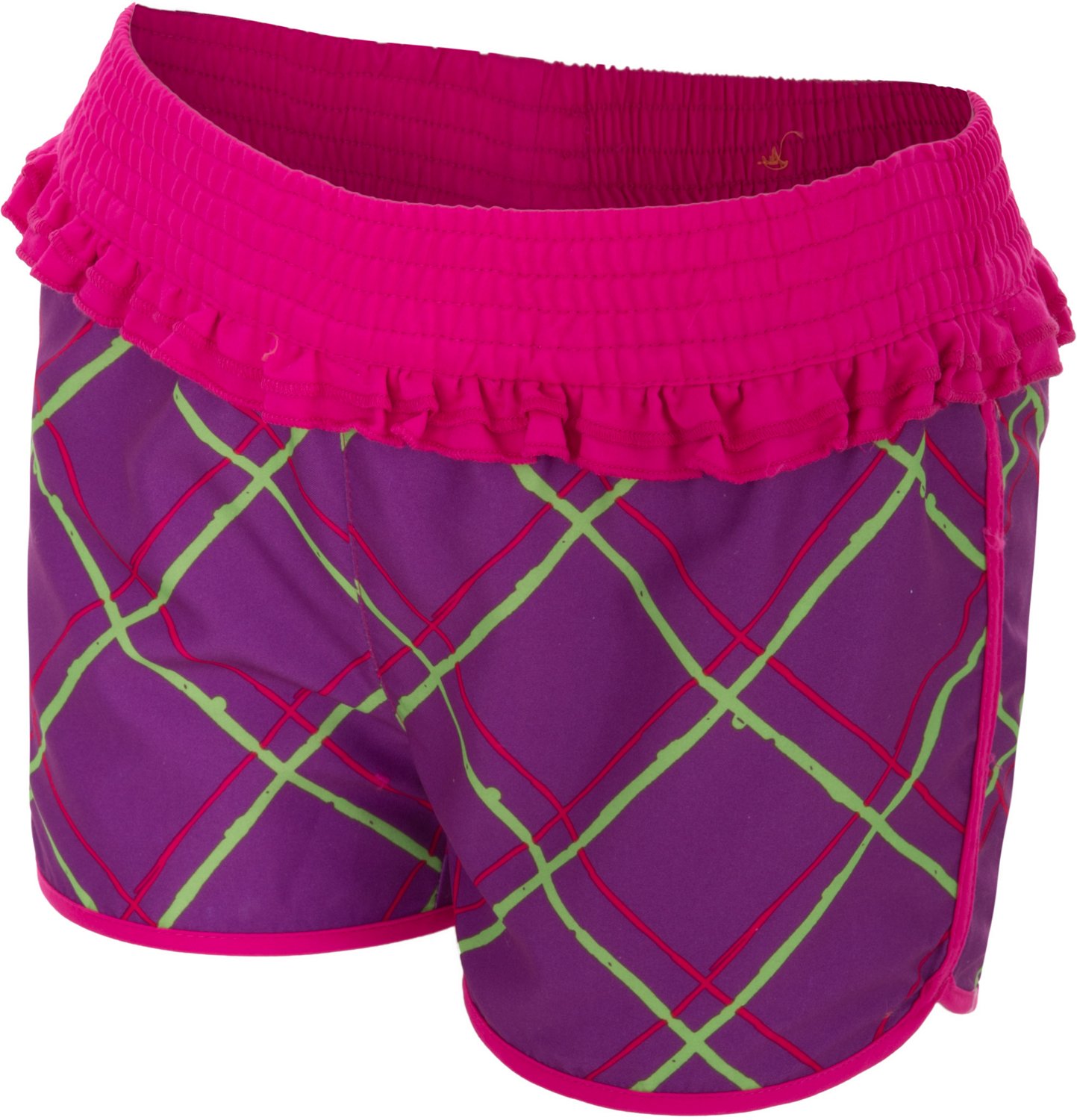 O'rageous® Girls' Ruffled Print Board Short