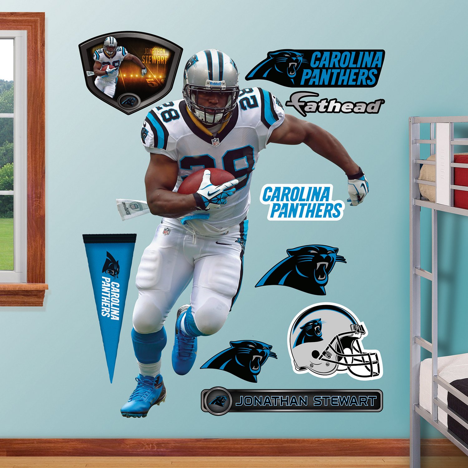 men\u0026#39;s carolina panthers jonathan stewart pro line big \u0026amp; tall team ...  