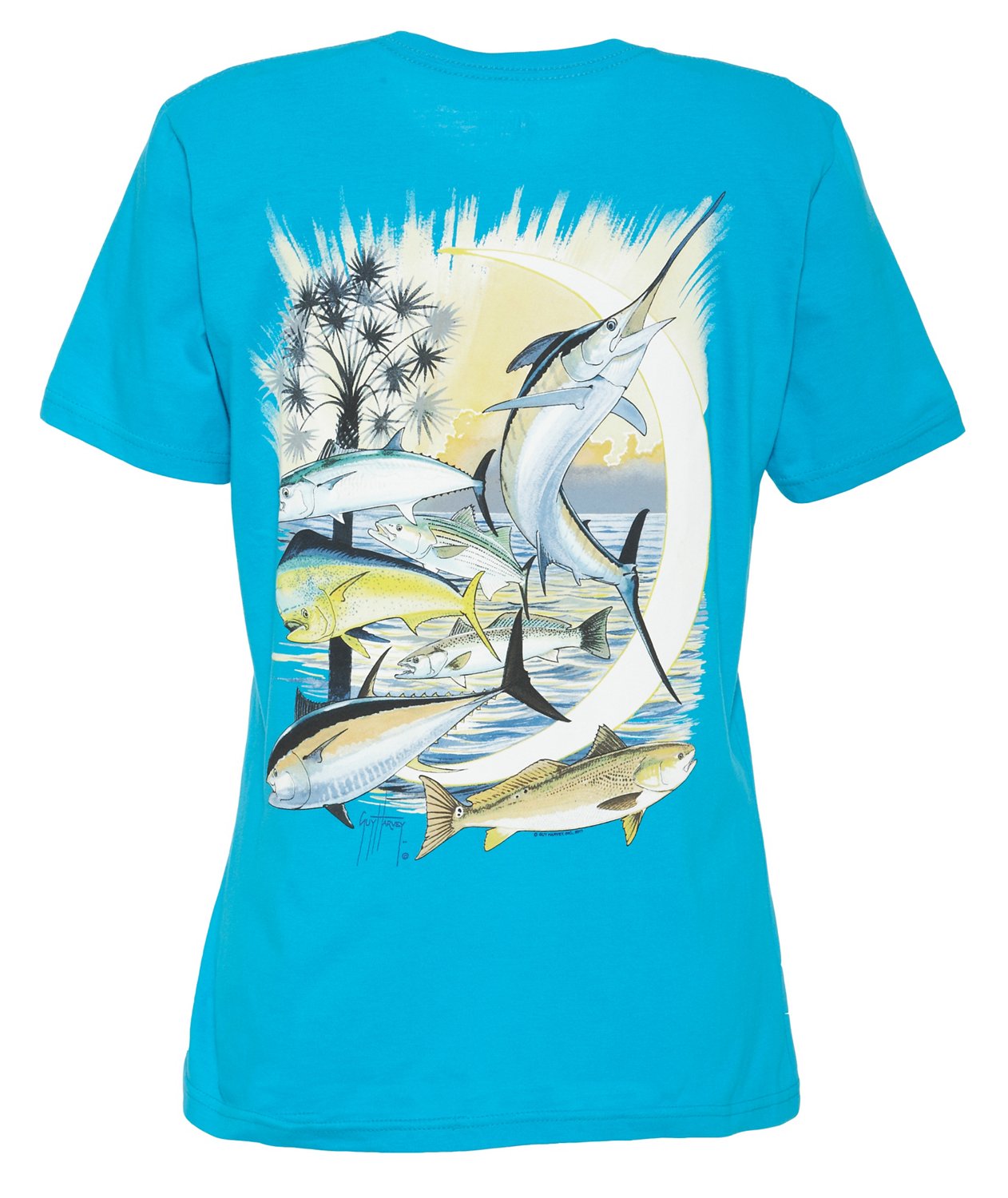 Guy Harvey Women's Palmetto Moon T-shirt