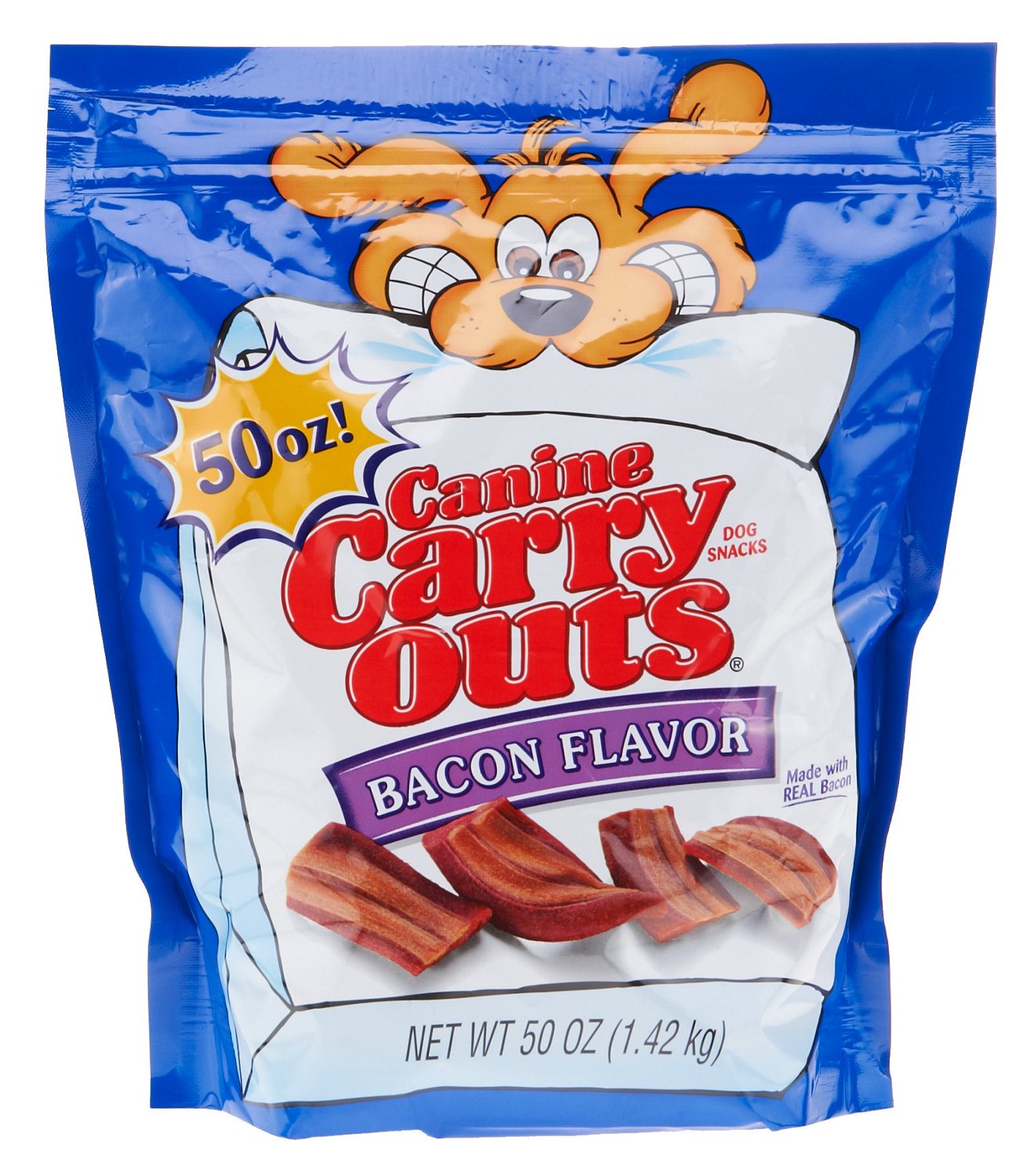 Canine Carry Outs 50 oz. Bacon-Flavored Soft & Chewy Dog Snacks