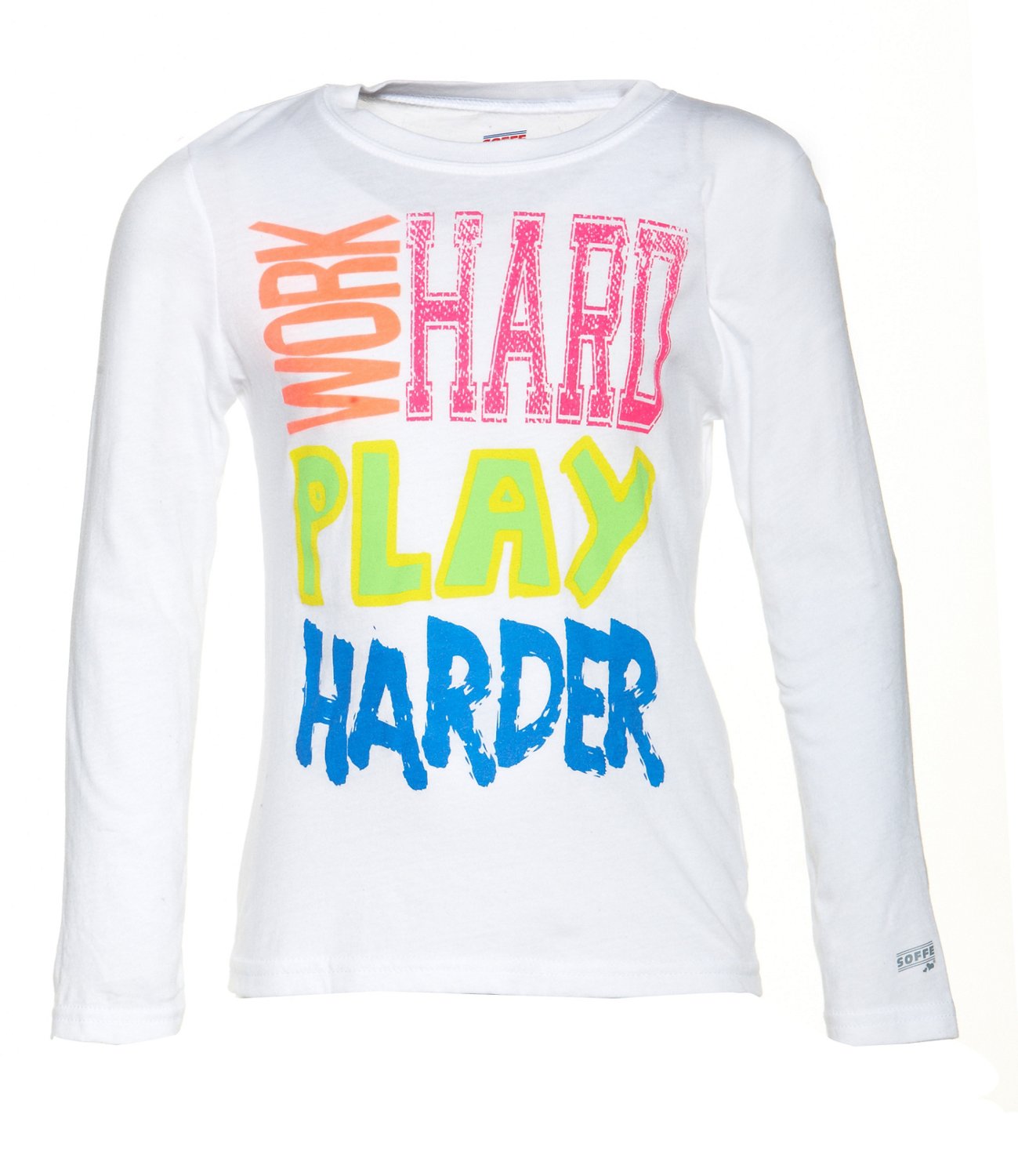 Soffe Girls' Long Sleeve Tissue T-shirt