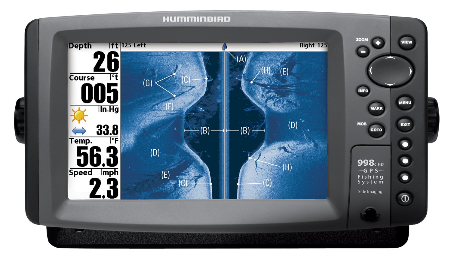 Humminbird 998c HD SI Sonar/GPS Chartplotter Combo