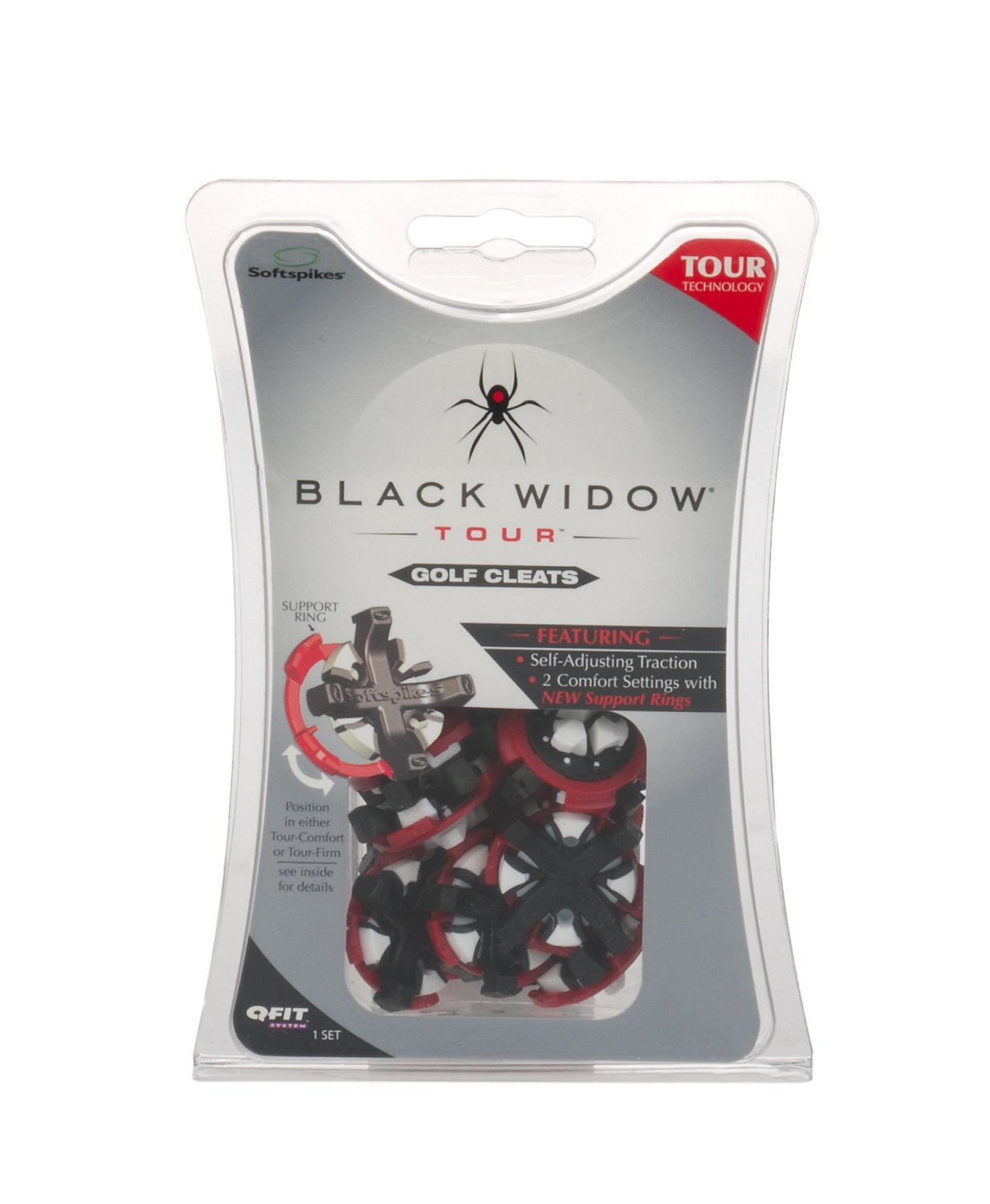 Softspikes Black Widow Tour Golf Cleats