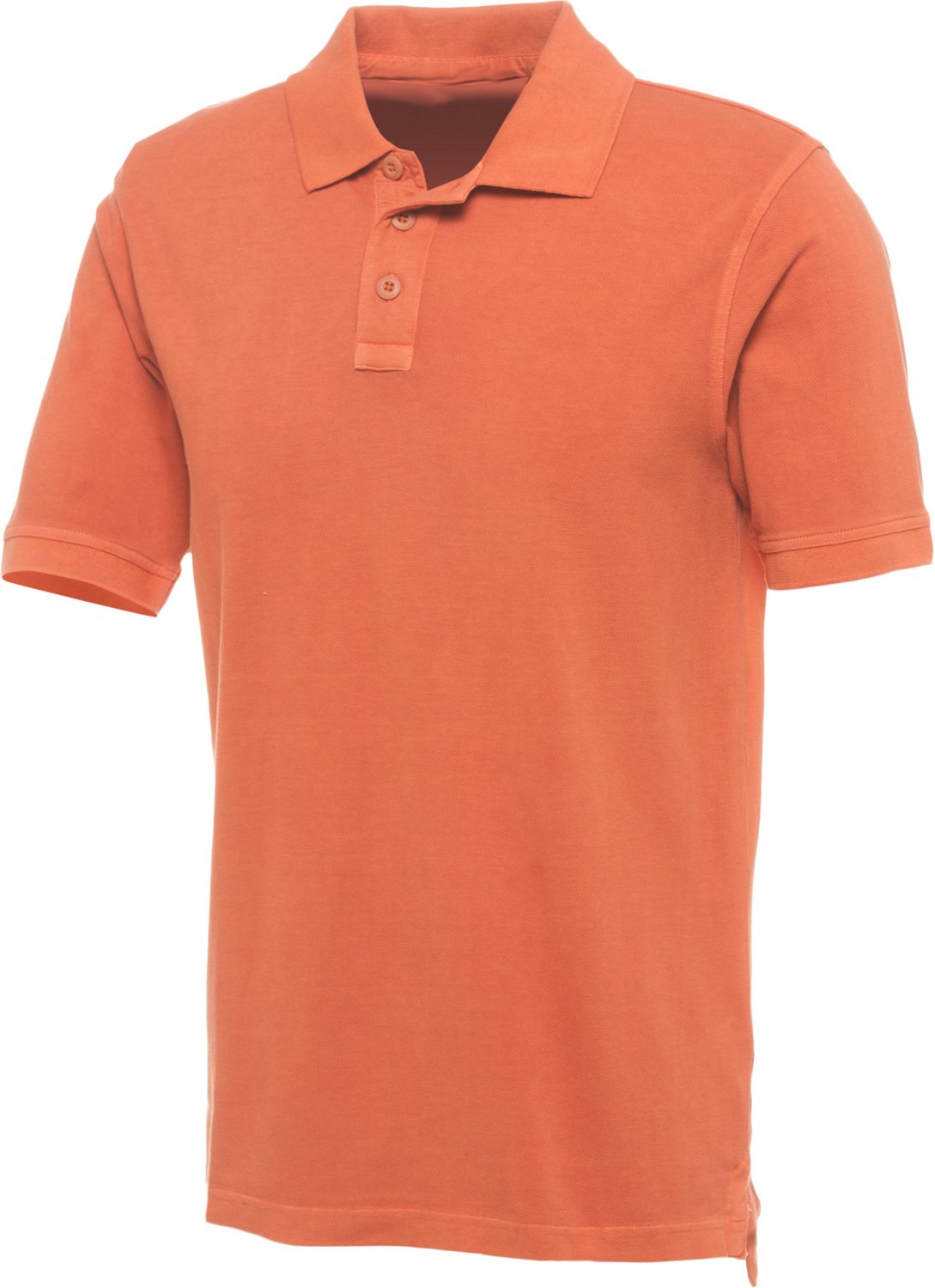 Magellan Outdoors Men's Pigment-Dyed Short Sleeve Polo