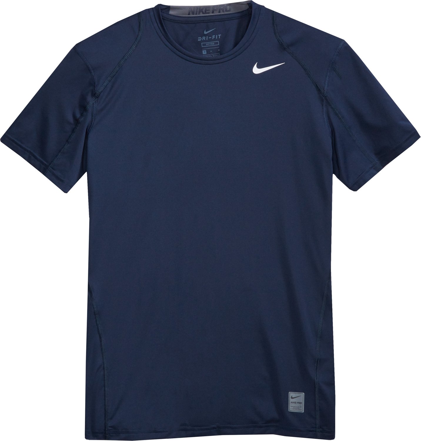Nike Men's Pro Cool Fitted Short Sleeve Shirt Academy