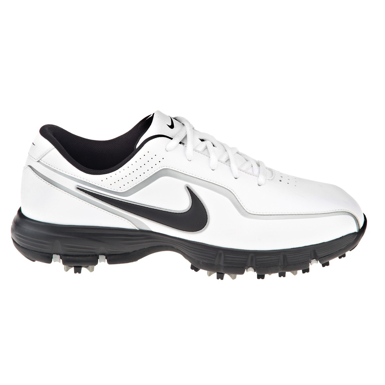 White/Black-Metallic Silver
