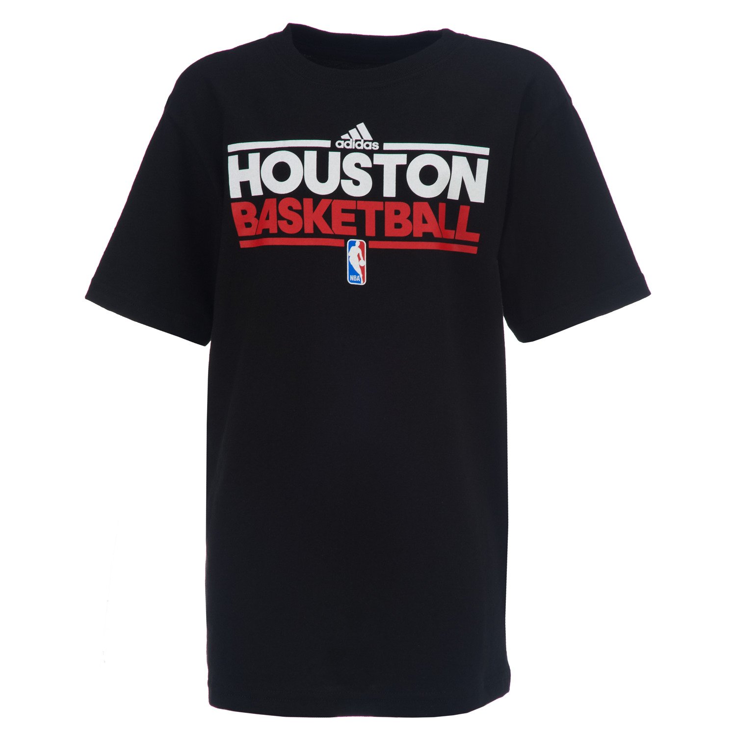 adidas Boys' Houston Rockets On Court Practice T-shirt thumbnail