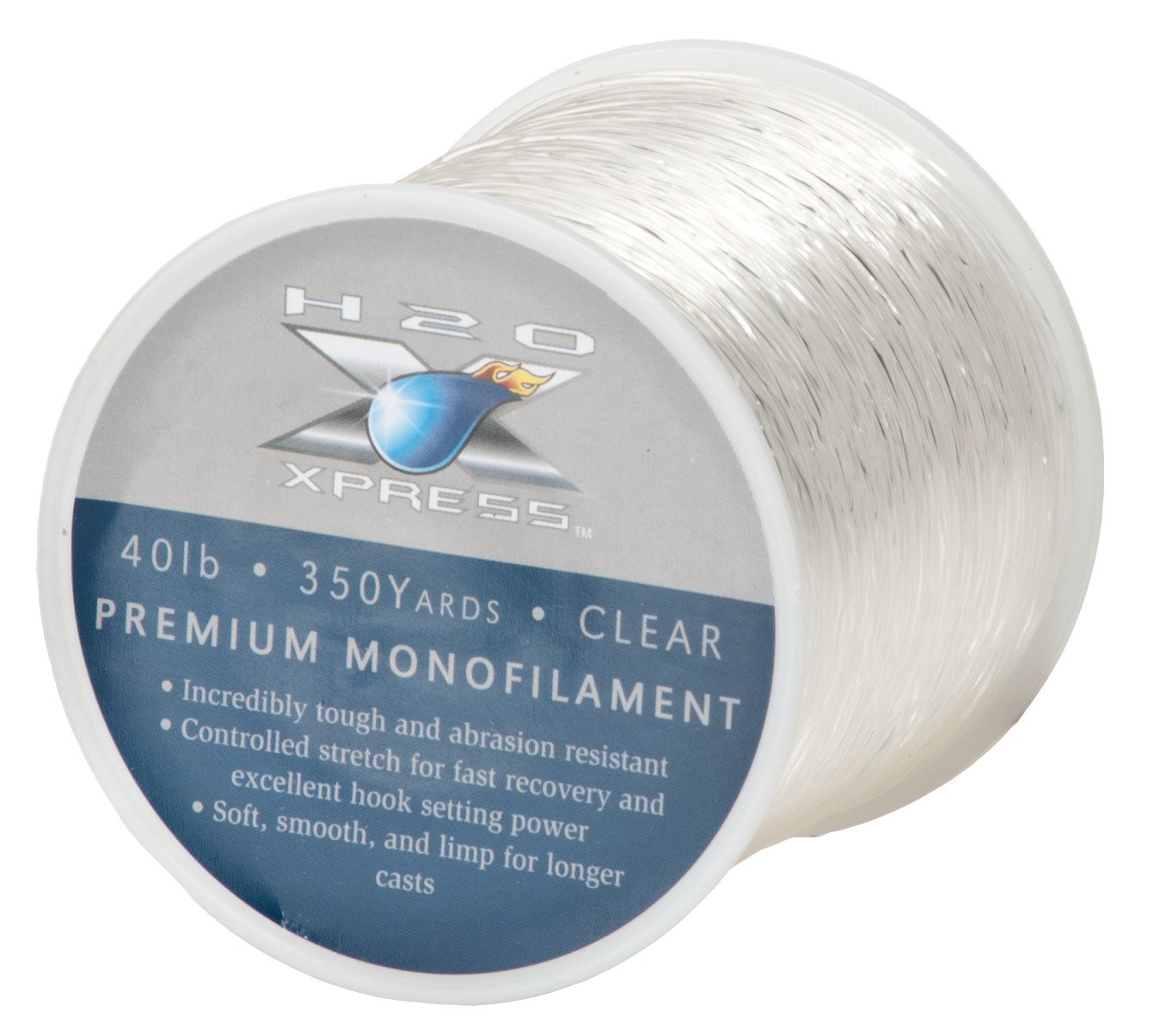 H2O XPRESS™ 40 lb. - 350 yds. Premium Monofilament Fishing Line