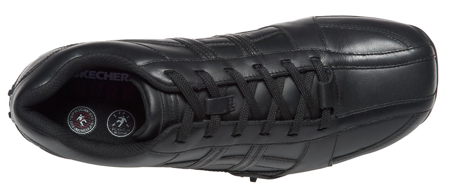 SKECHERS Men's Magma Quarter-Stripe Oxford Casual Shoes thumbnail