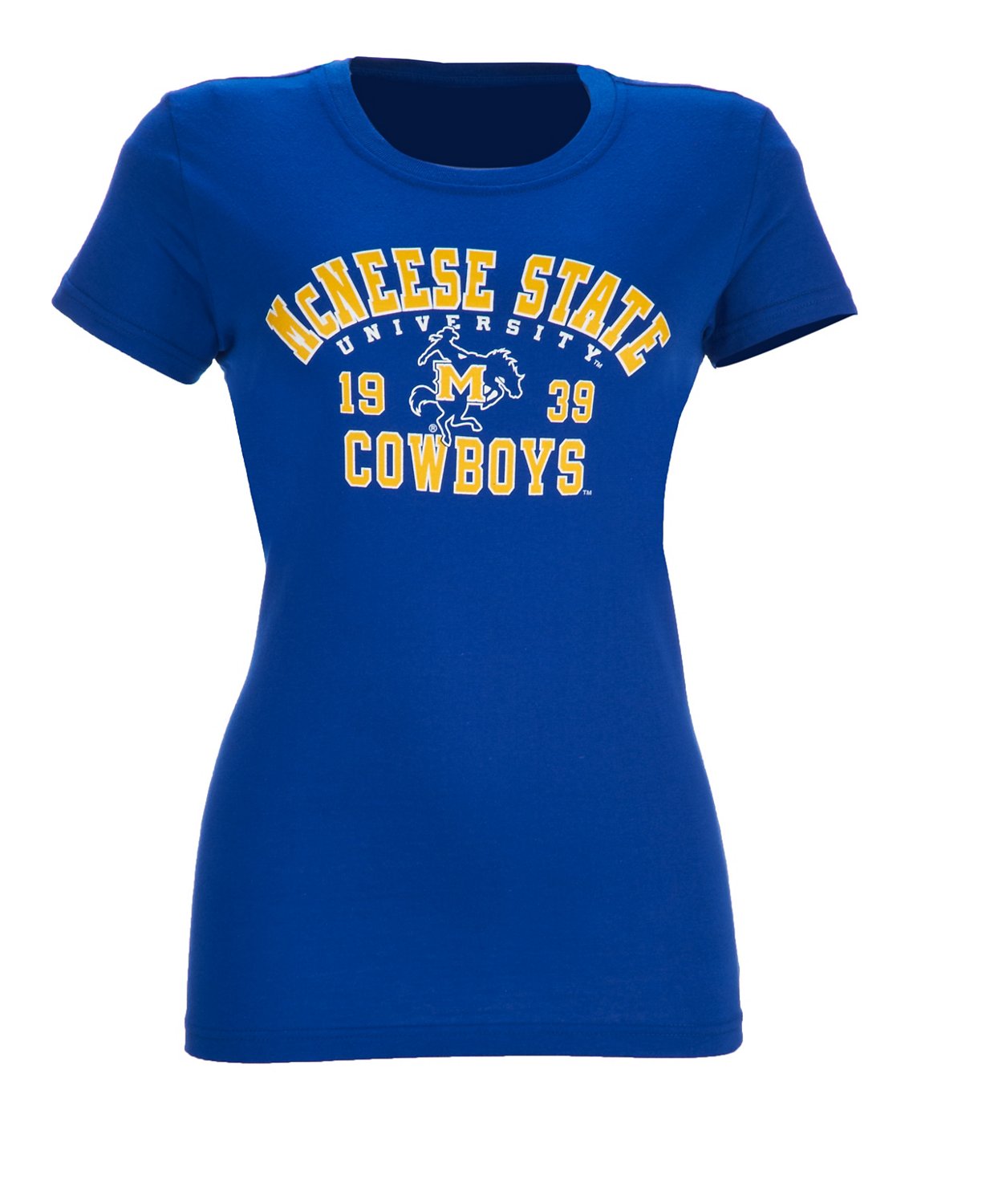 Russell Athletic Women's McNeese State University Short Sleeve T-shirt thumbnail