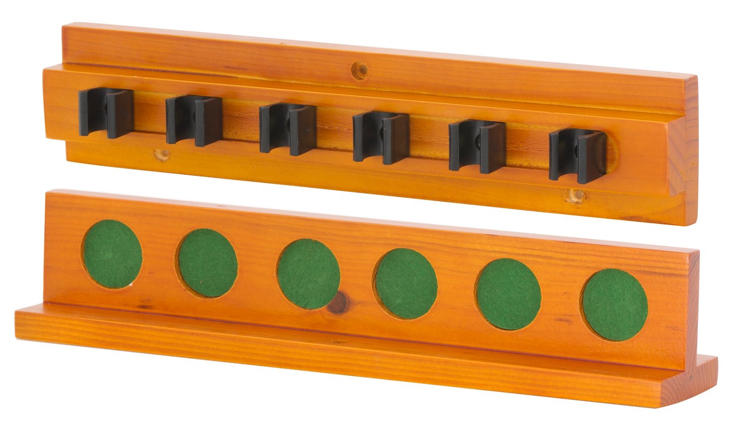 Superior Billiards Wood Wall Rack