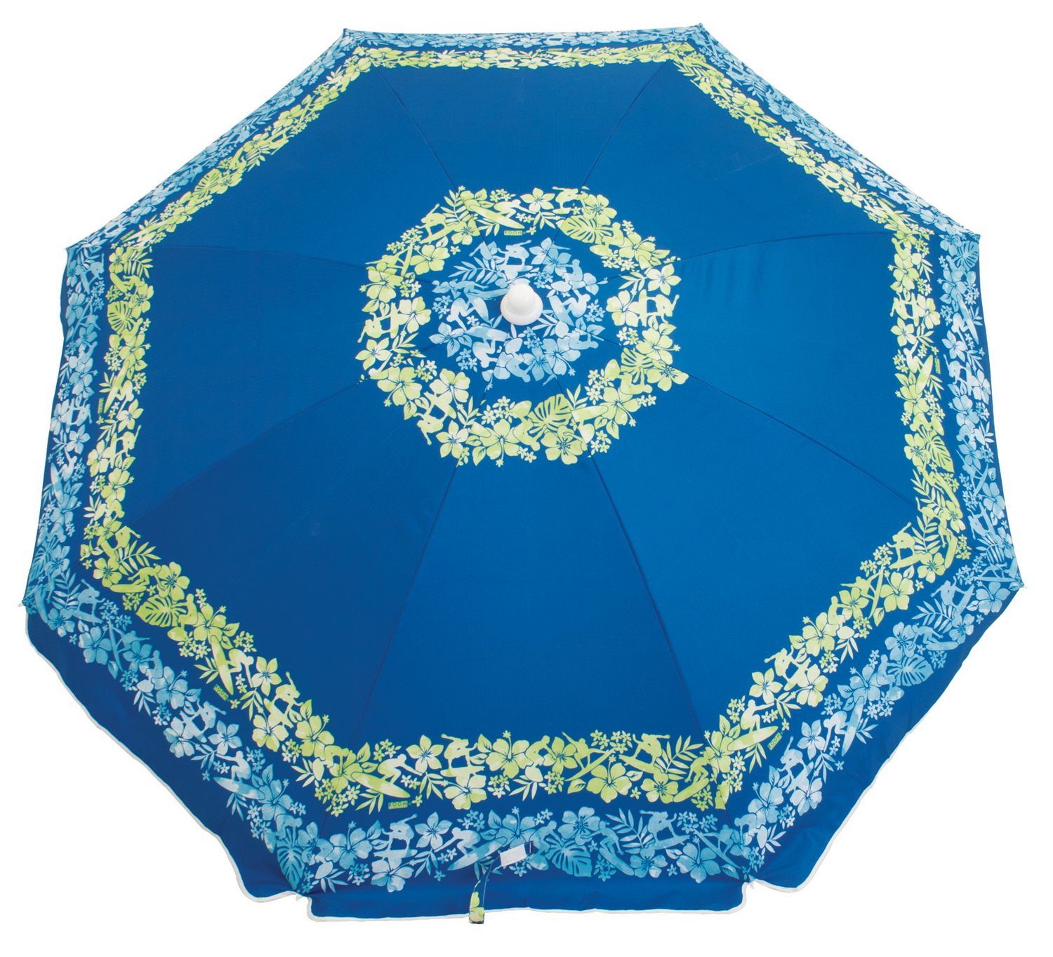 RIO Beach 6' Fashion Umbrella with Tilt and Integrated Sand Anchor
