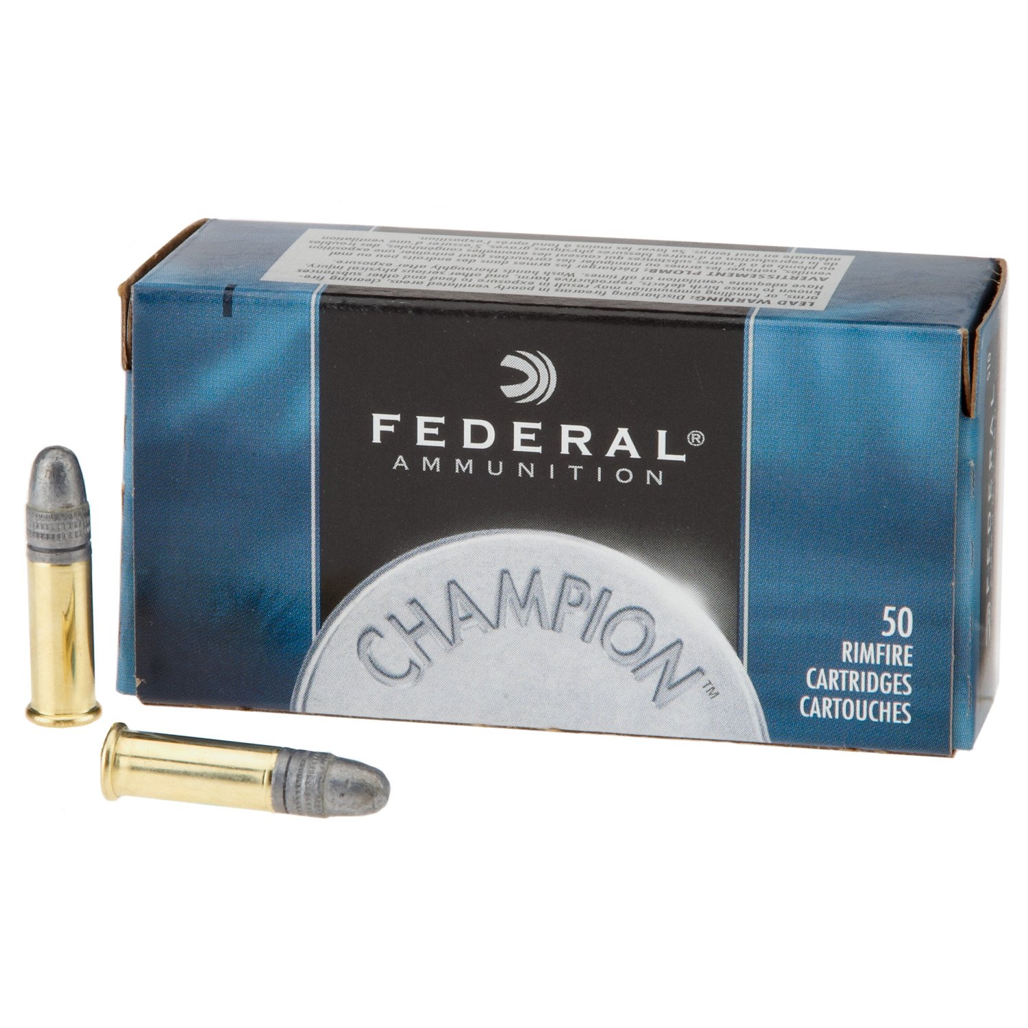 Federal® Champion™ Solid .22 LR 40-Grain Rimfire Ammunition