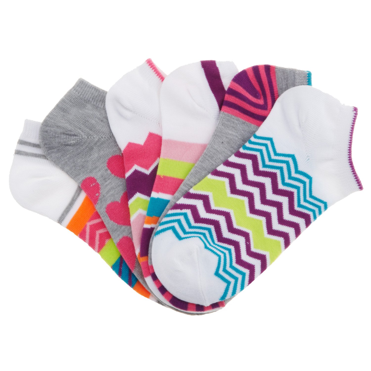BCG™ Women's No-Show Ultra Lite Socks 6-Pack thumbnail