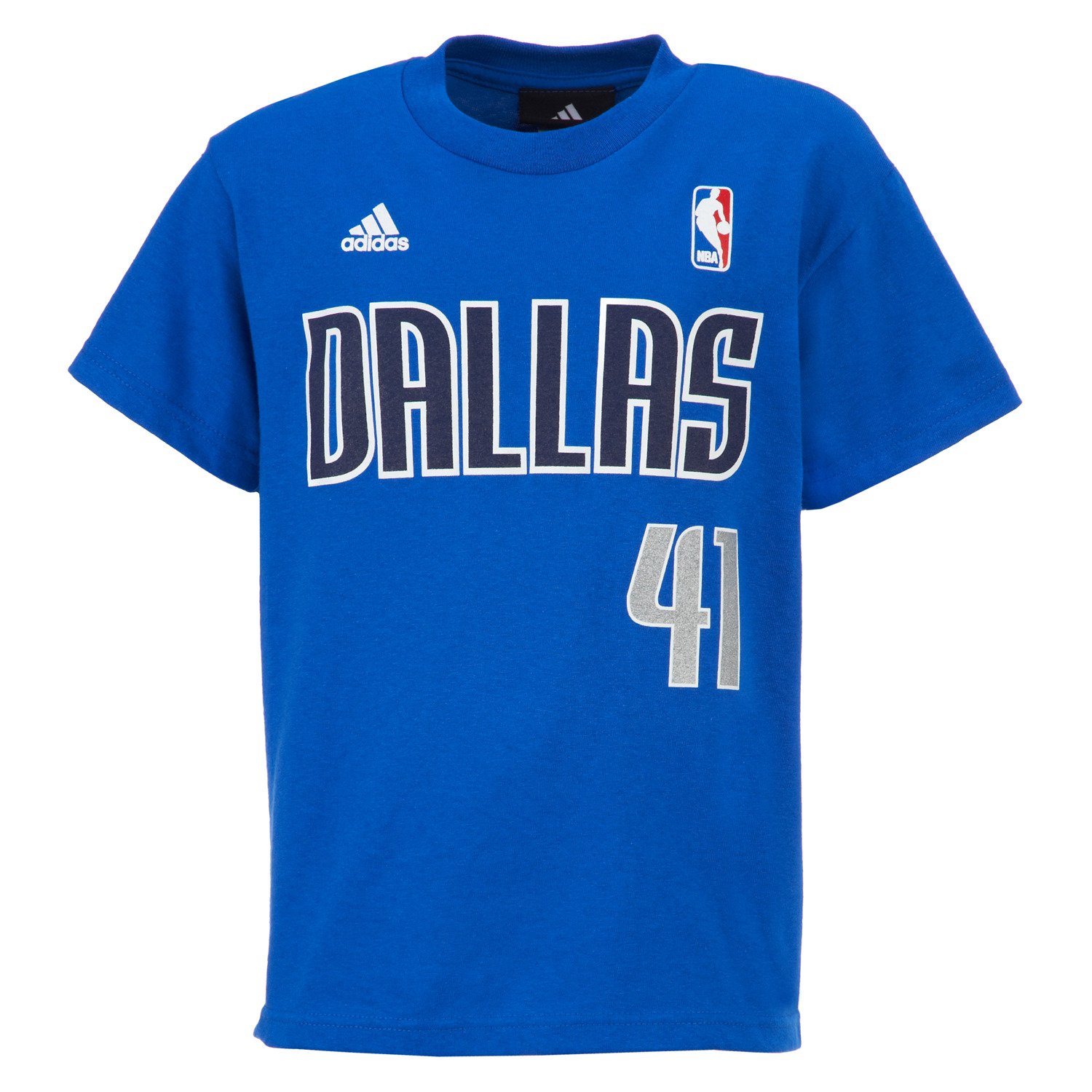 adidas Kids' Dallas Mavericks Dirk Nowitzki Graphic T-shirt