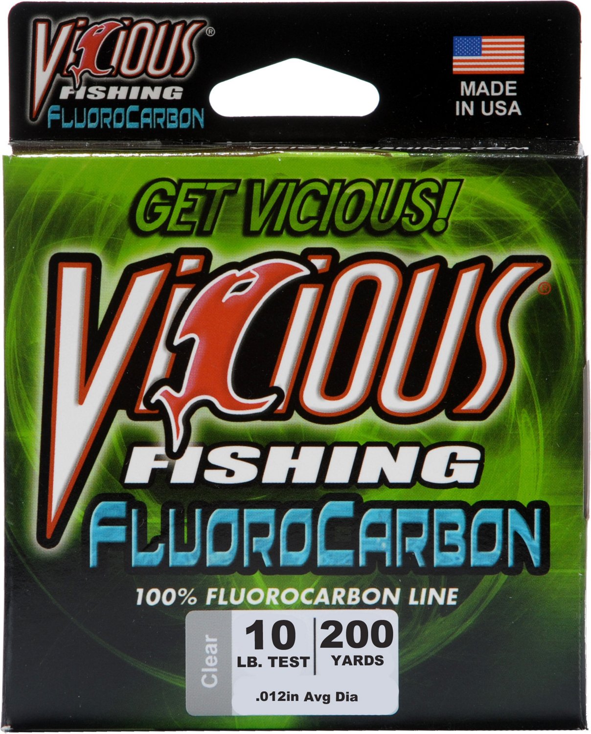 Vicious 10 lb. - 200 yards Fluorocarbon Fishing Line
