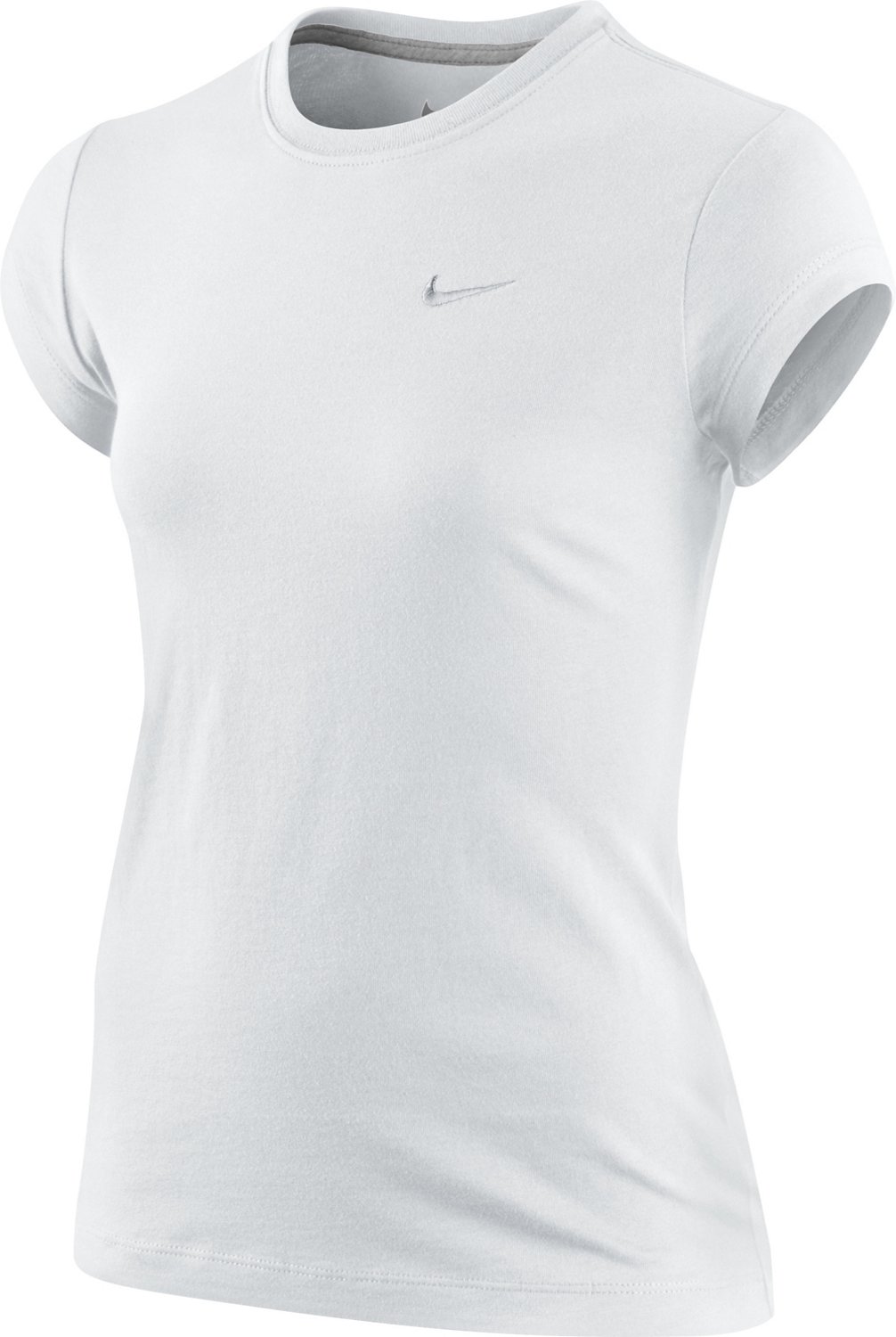 Nike Girls' Short Sleeve Solid Swoosh T-shirt