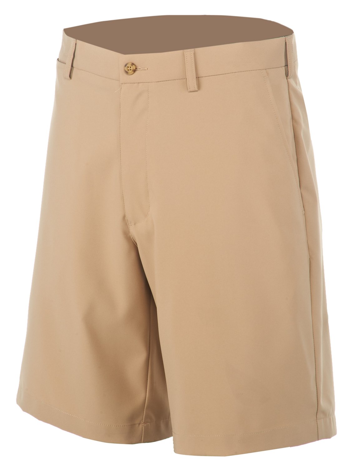 PGA Tour Men's Microfiber Flat Front Golf Short