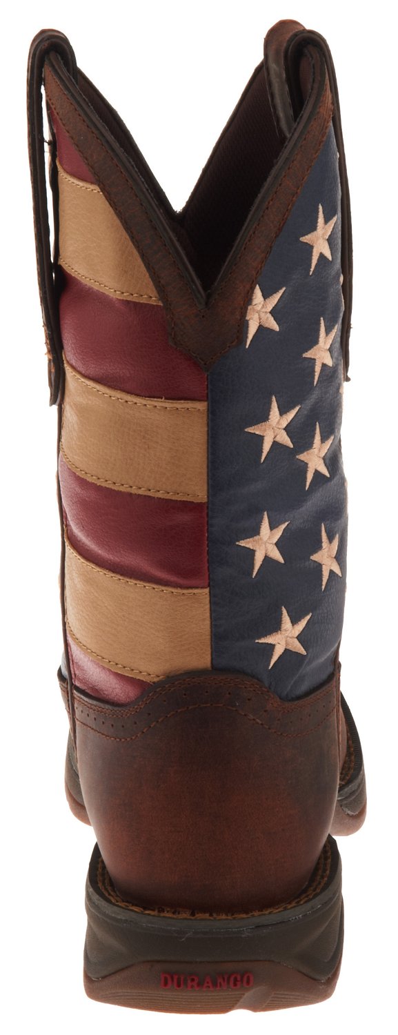 Durango Men's Rebel American Flag Western Boots Academy