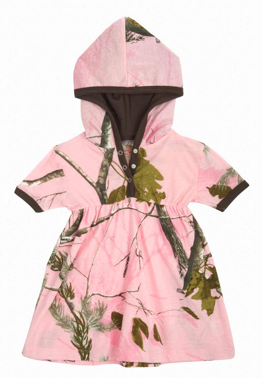 Game Winner® Sportswear Toddler Girls' Long Sleeve Tiered Camo Dress with Bloomer