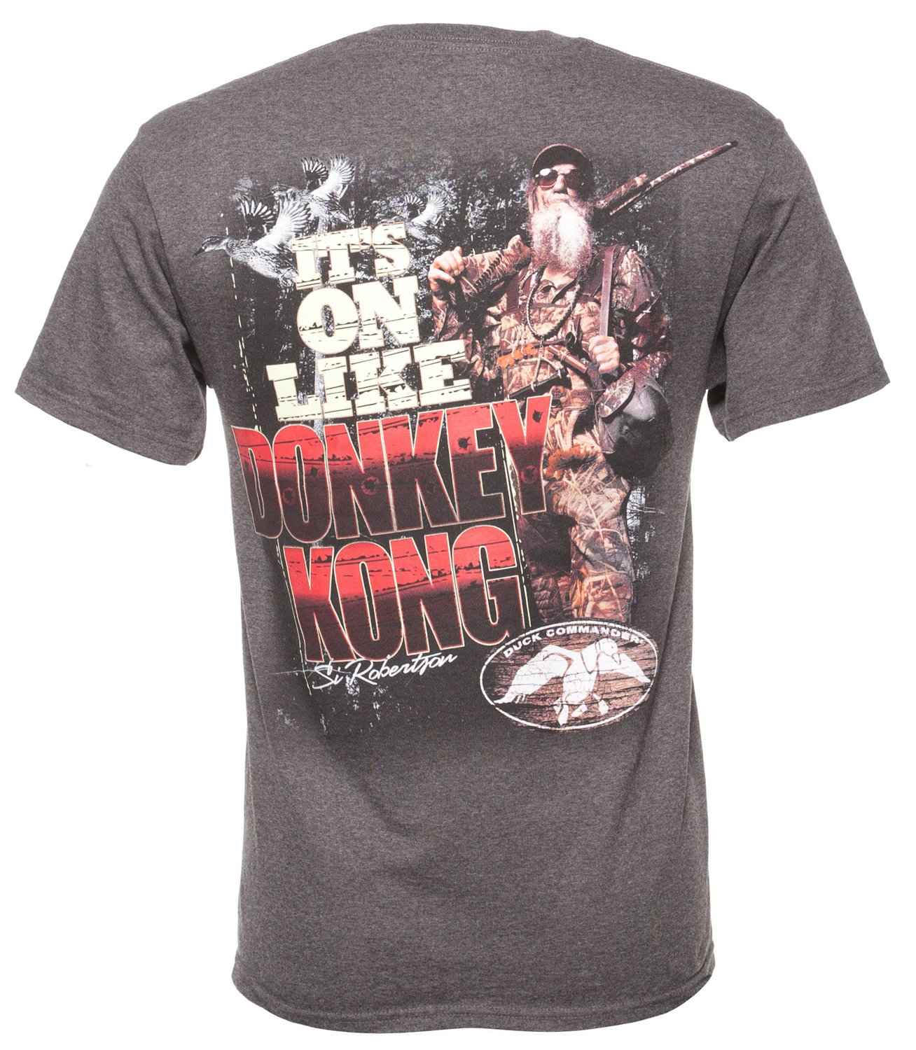 Duck Commander Men's High Tech World Graphic T-shirt