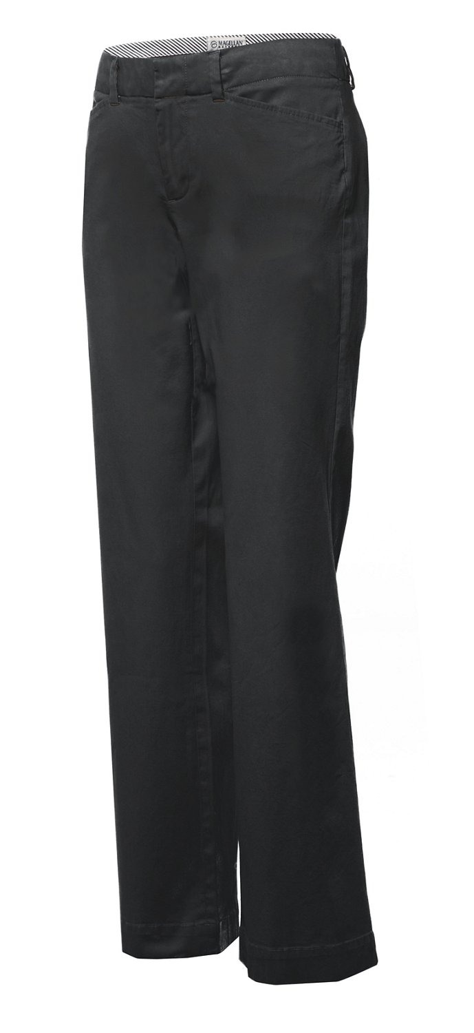 Magellan Outdoors Curvy Women's Flat Front Stretch Pant