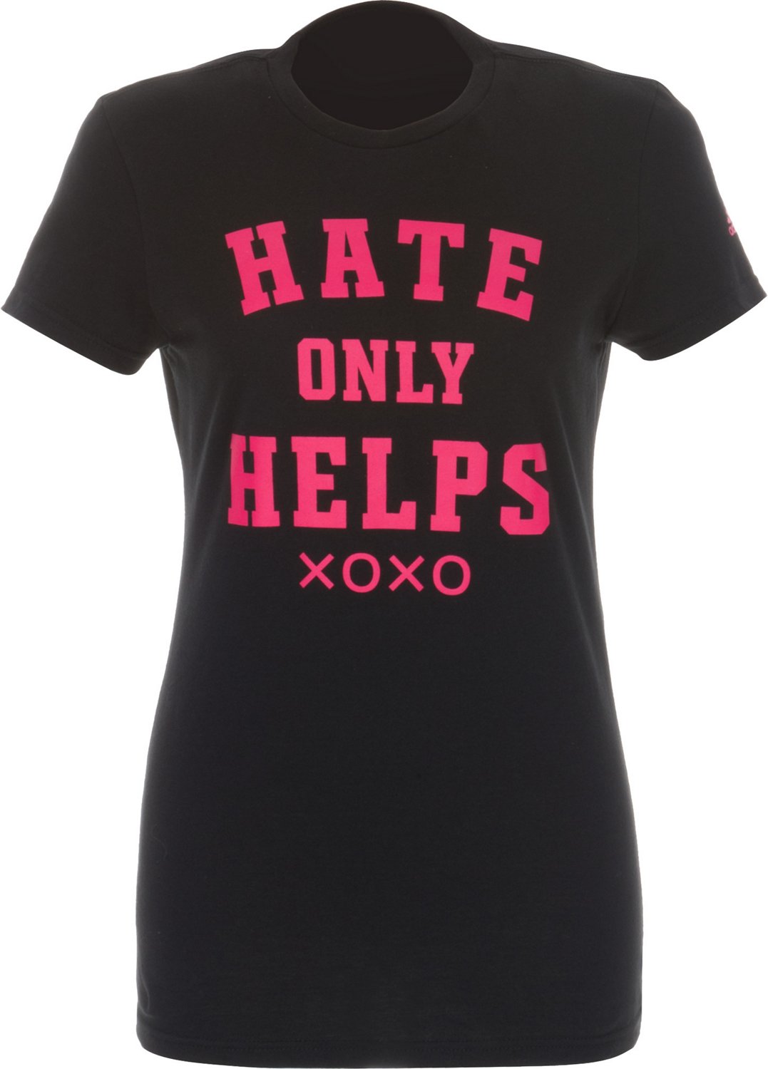 adidas Women's Hate Only Helps T-shirt