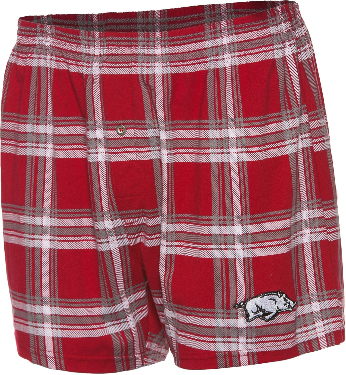 Concepts Sport Men's University of Arkansas Millennium Plaid Boxer