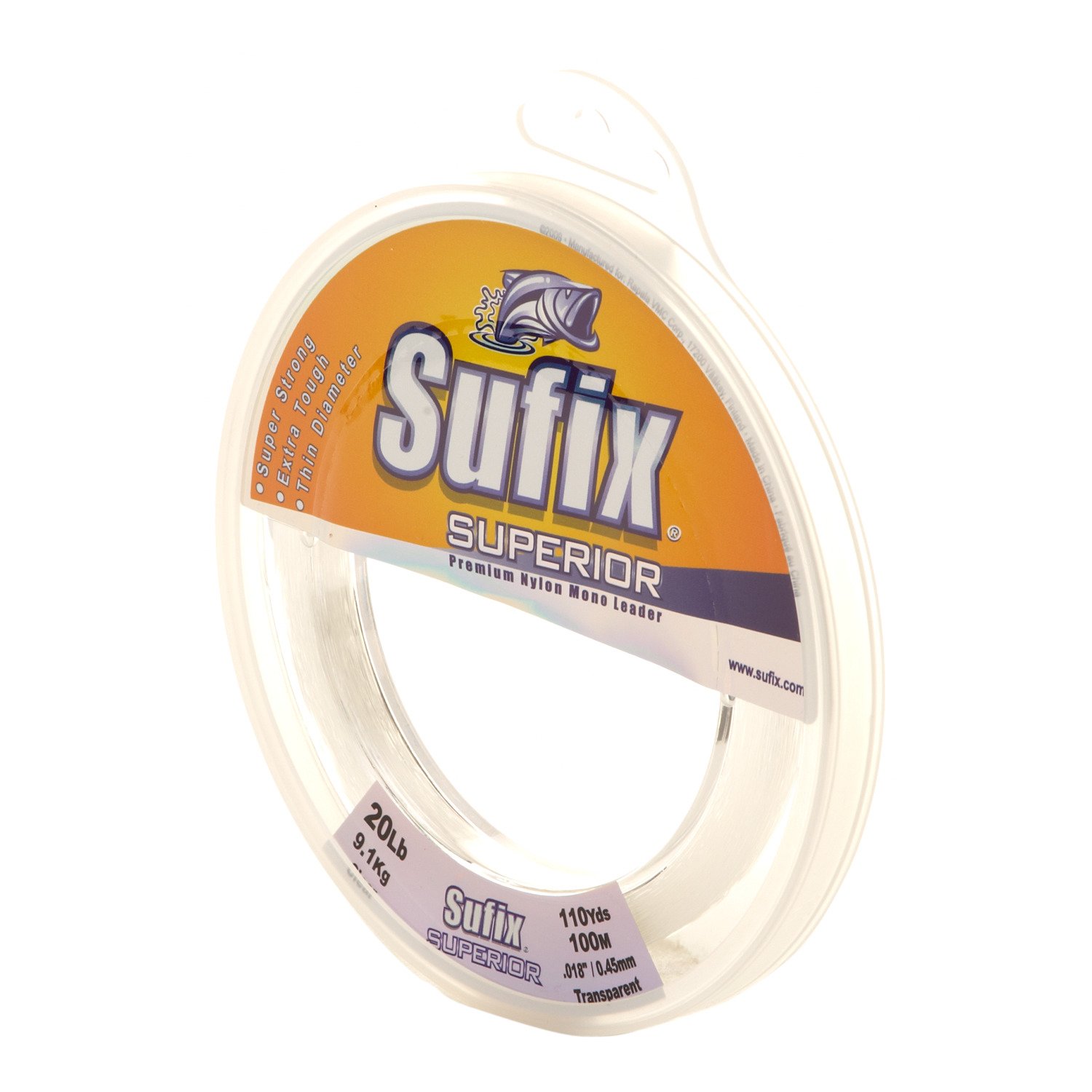 Sufix Superior Clear 20lb/110yd Mono Leader
