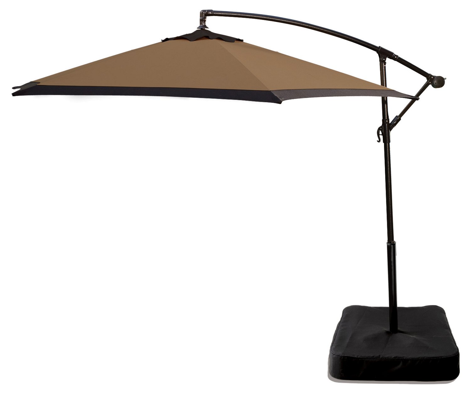 Mosaic 10' Offset Tilt Patio Umbrella with Base