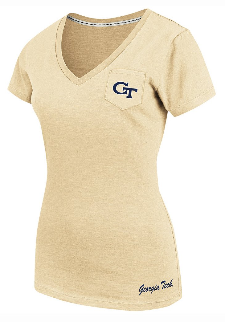 Colosseum Athletics Women's Georgia Tech University Vintage Collection Vision T-shirt