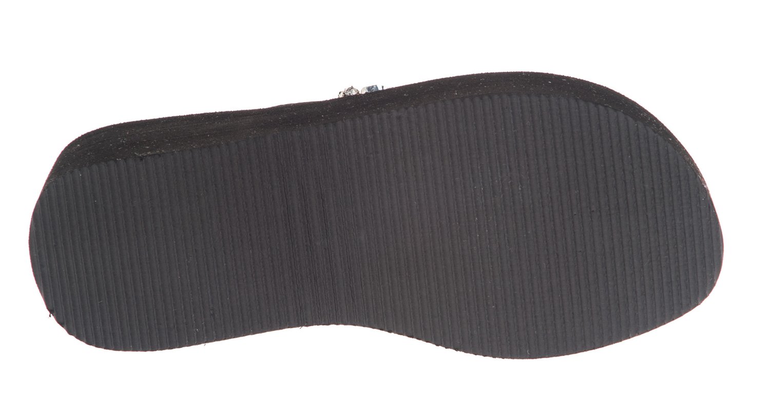 O'rageous Girls' Prom Wedge Thong Sandals thumbnail