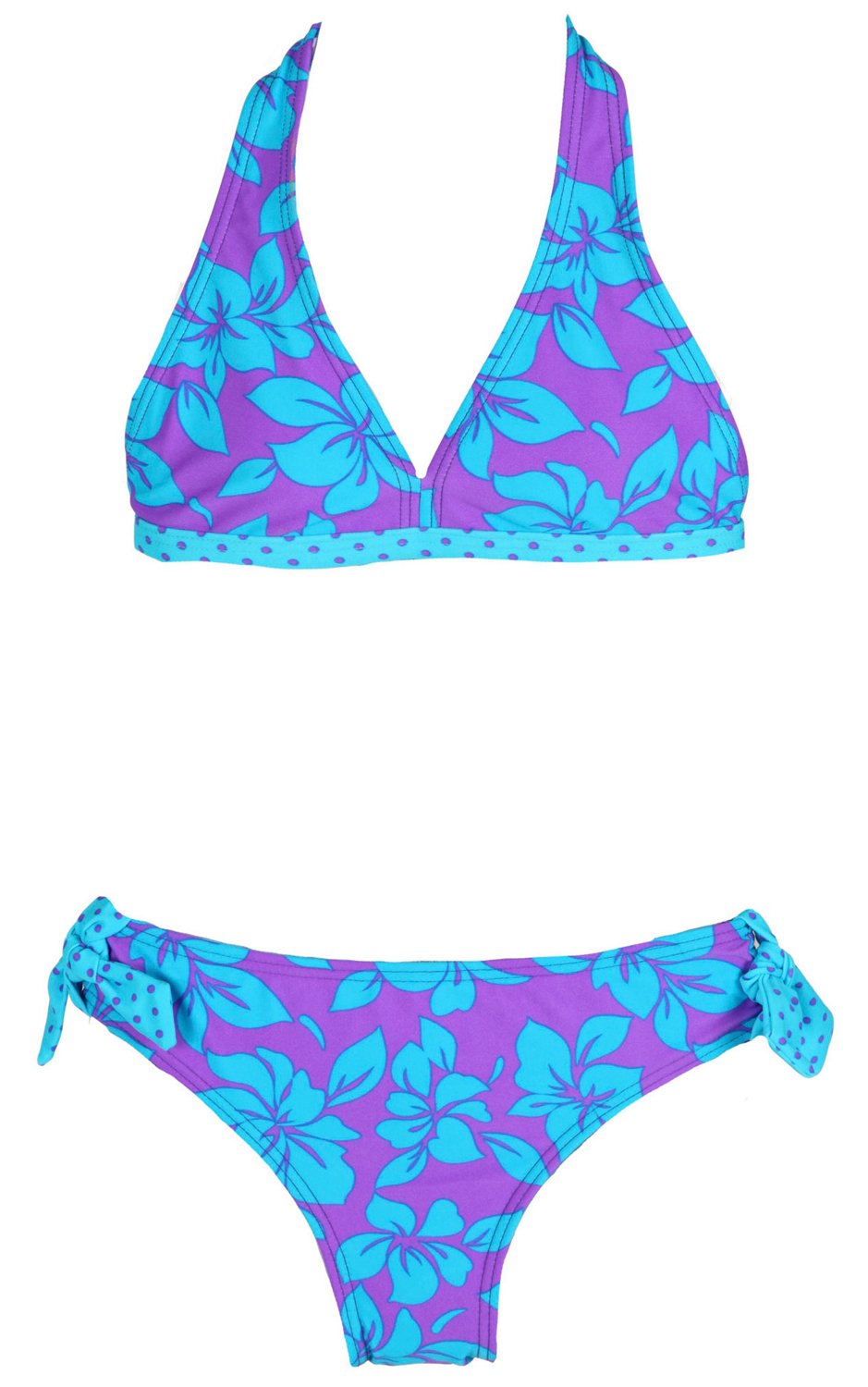 O'rageous® Girls' Aloha Halterkini