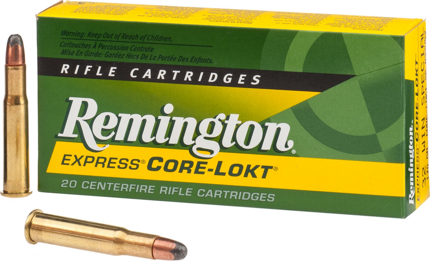 Remington Core-Lokt® .32 Winchester Special 170-Grain Centerfire Rifle Ammunition