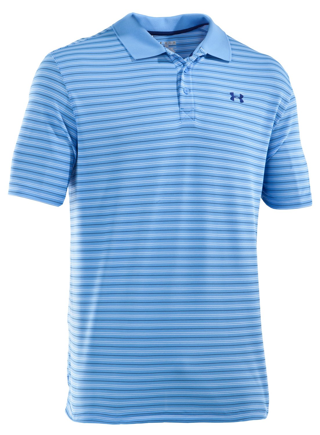 Under Armour® Men's HeatGear® Draw Stripe Piqué 3 Polo