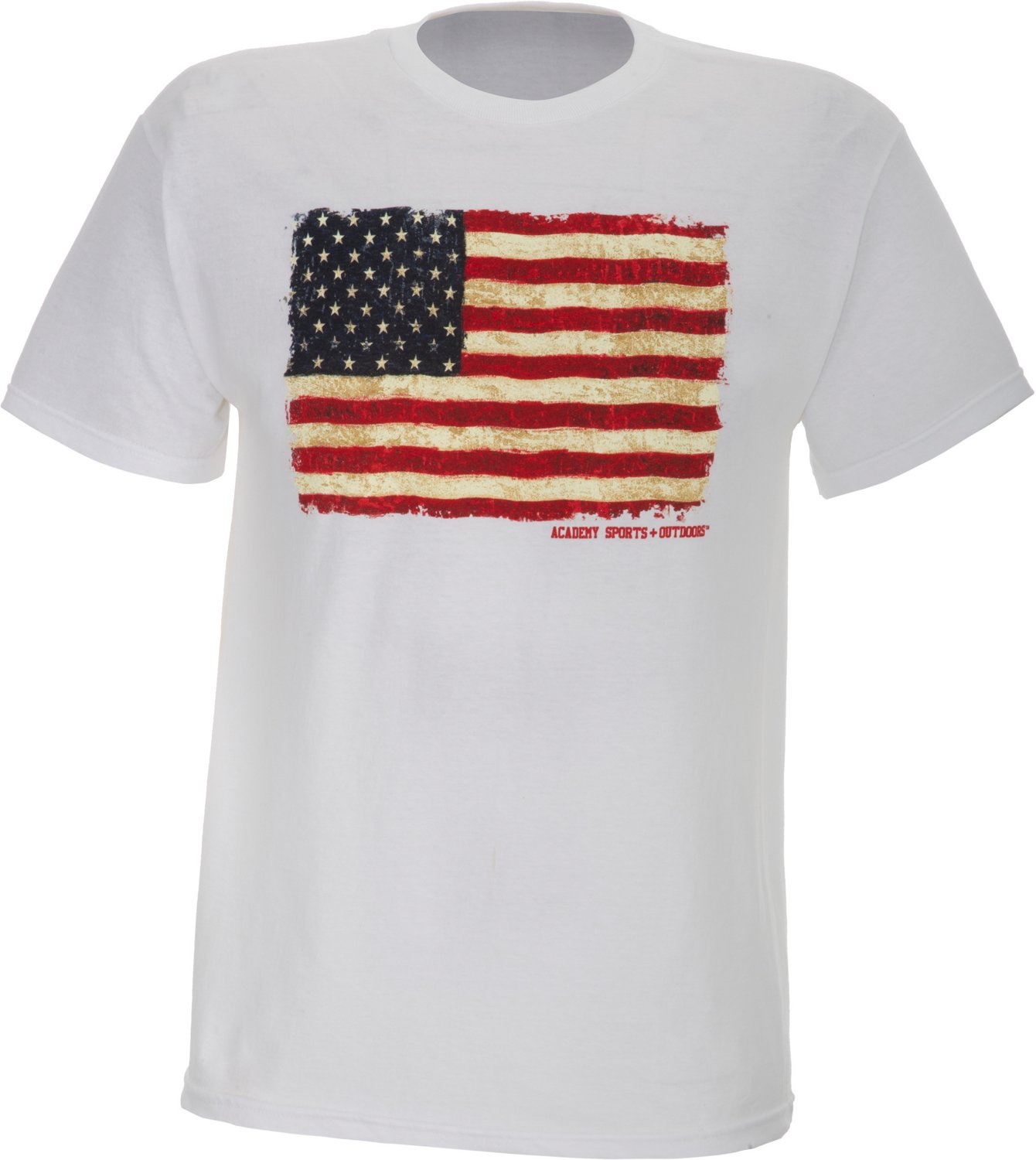 Academy Sports + Outdoors Men's Flag All Alone Printed Short Sleeve T-shirt
