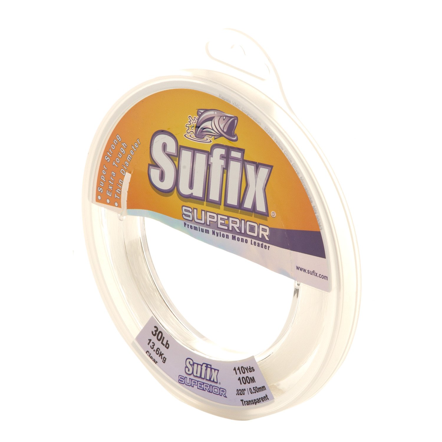 Sufix Superior Clear 30lb/110yd Mono Leader