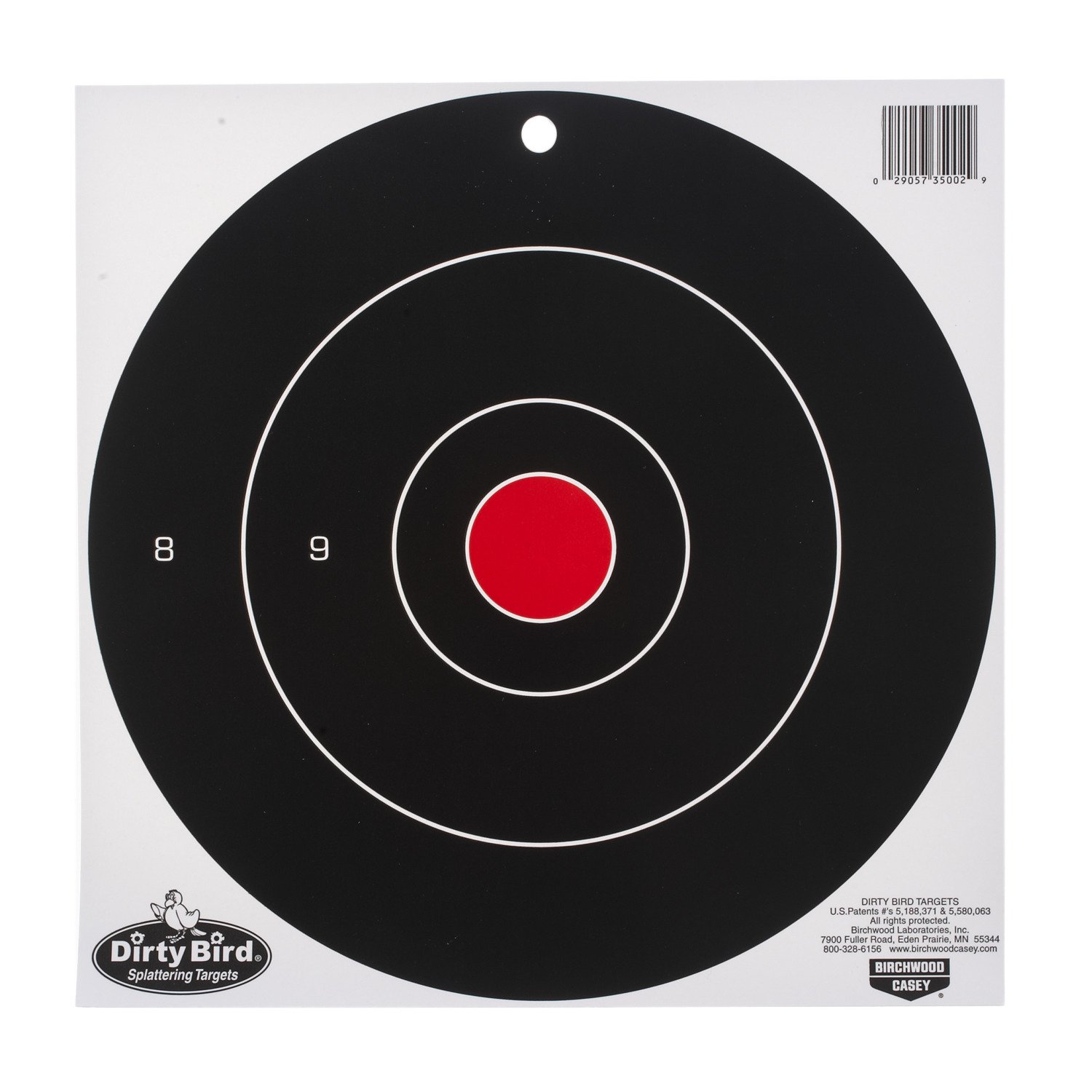 Birchwood Casey® Dirty Bird™ 12" Bull's-Eye Target Sheets 12-Pack