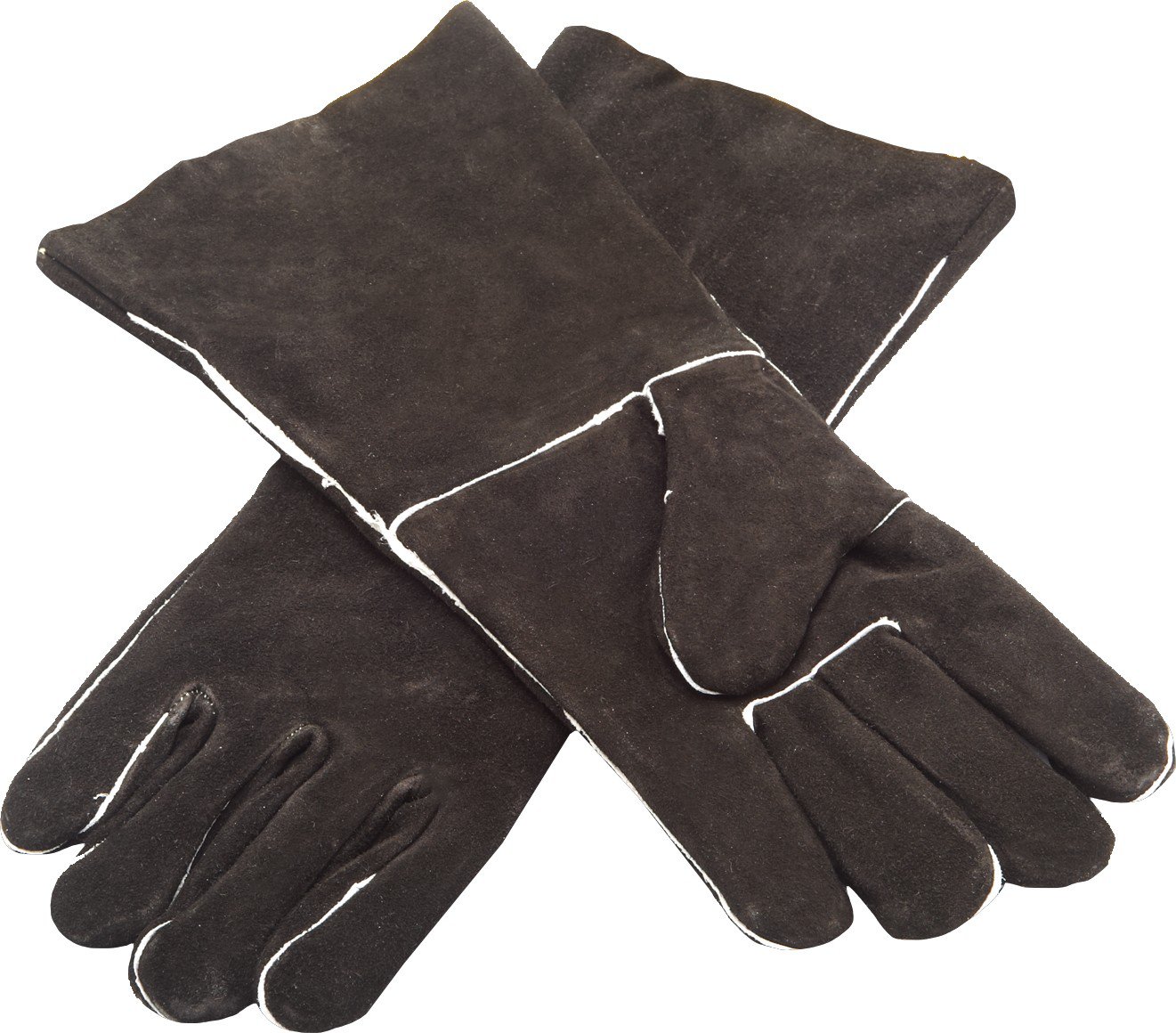 Outdoor Gourmet Adults' Leather Barbecue Gloves