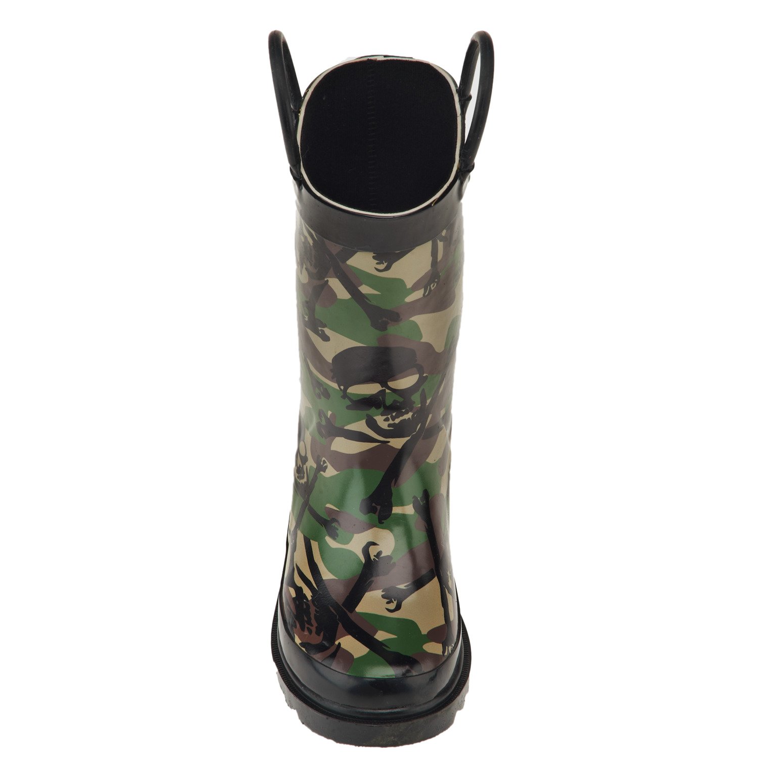 Stone Creek™ Boys' Camo Crossbones Rubber Boots thumbnail