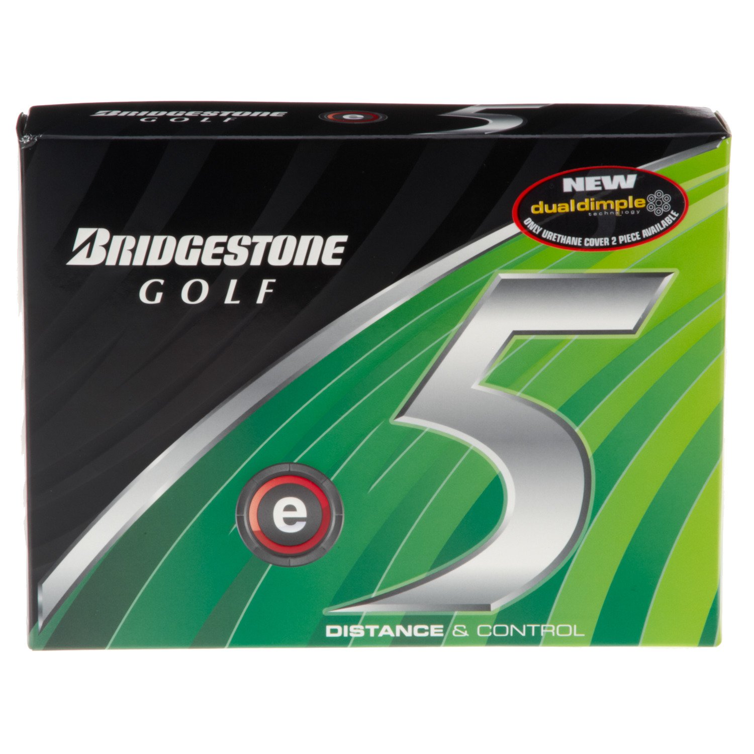 Bridgestone Golf E5 Distance Control Golf Balls 12-Pack