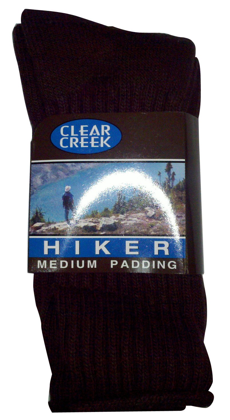 Clear Creek Men's Rugged Cotton Hiker Socks