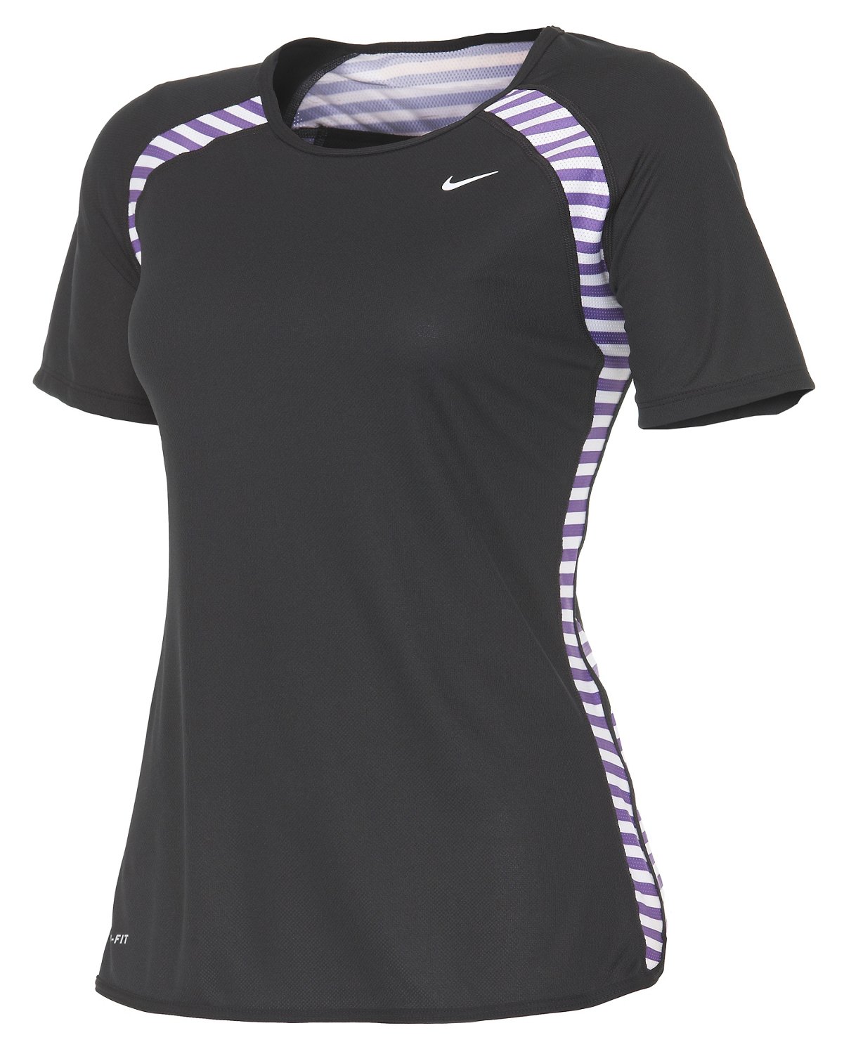 Nike Women's Printed Fast Pace Short Sleeve T-shirt