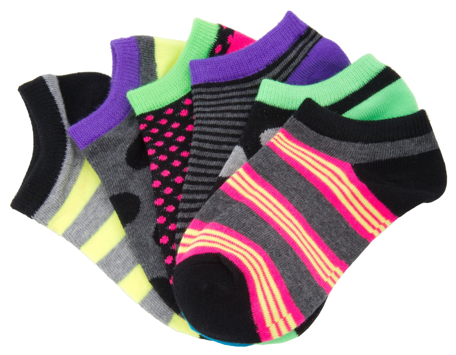 BCG Girls' Ultrathin No Show Socks 6-Pack thumbnail