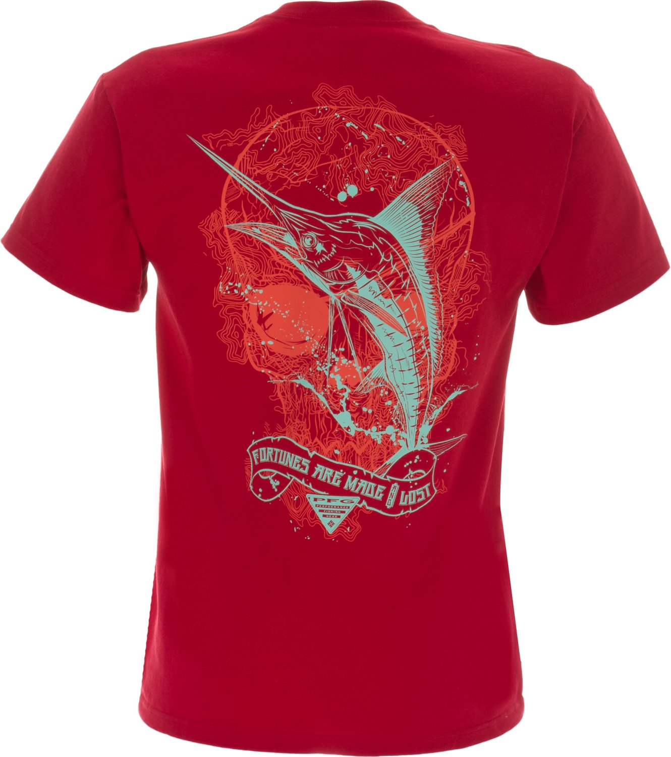 Columbia Sportswear Men's PFG Fortunes Are Made Short Sleeve T-shirt