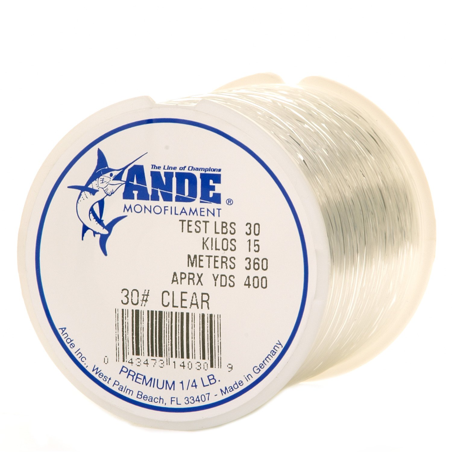 ANDE® Premium 30 lb. - 400 yards Monofilament Fishing Line