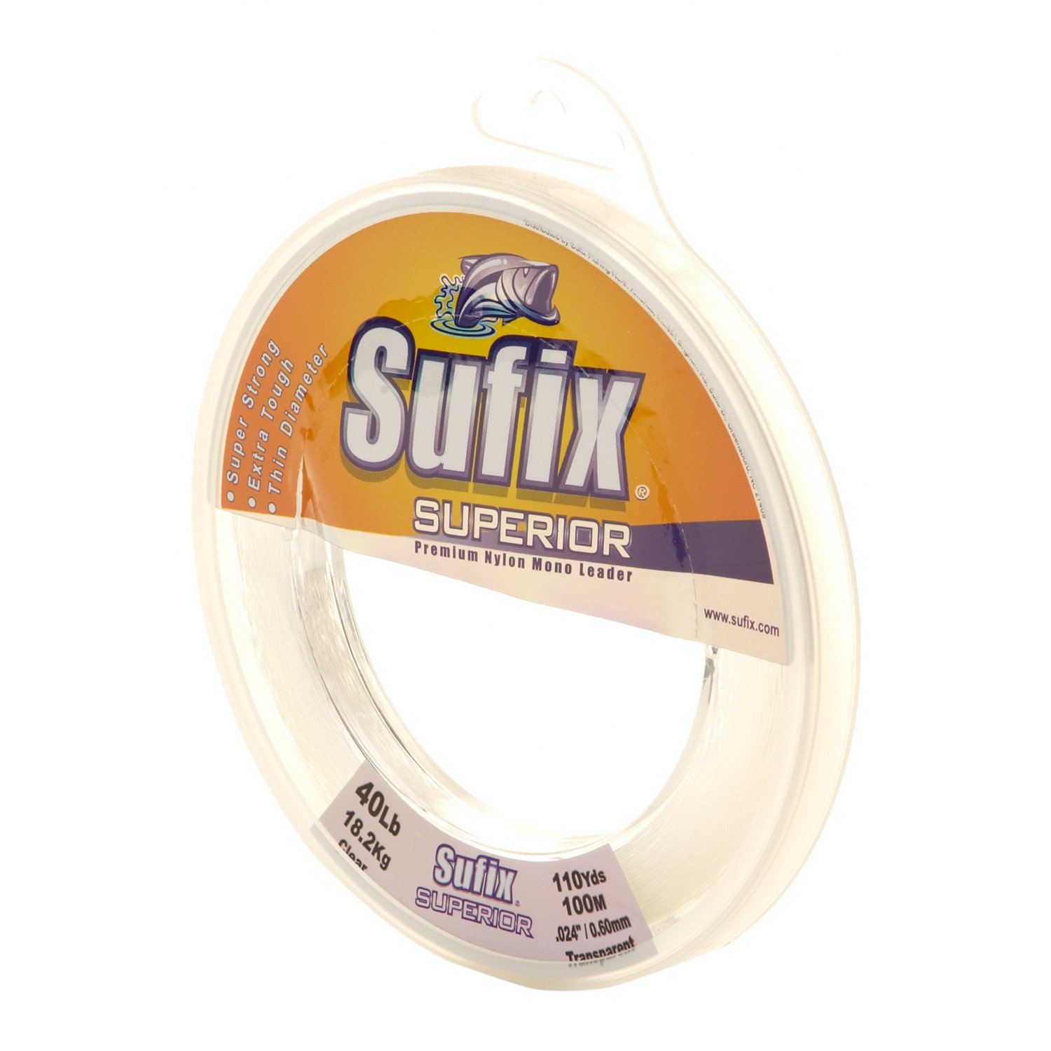 Sufix Superior Clear 40lb/110yd Mono Leader