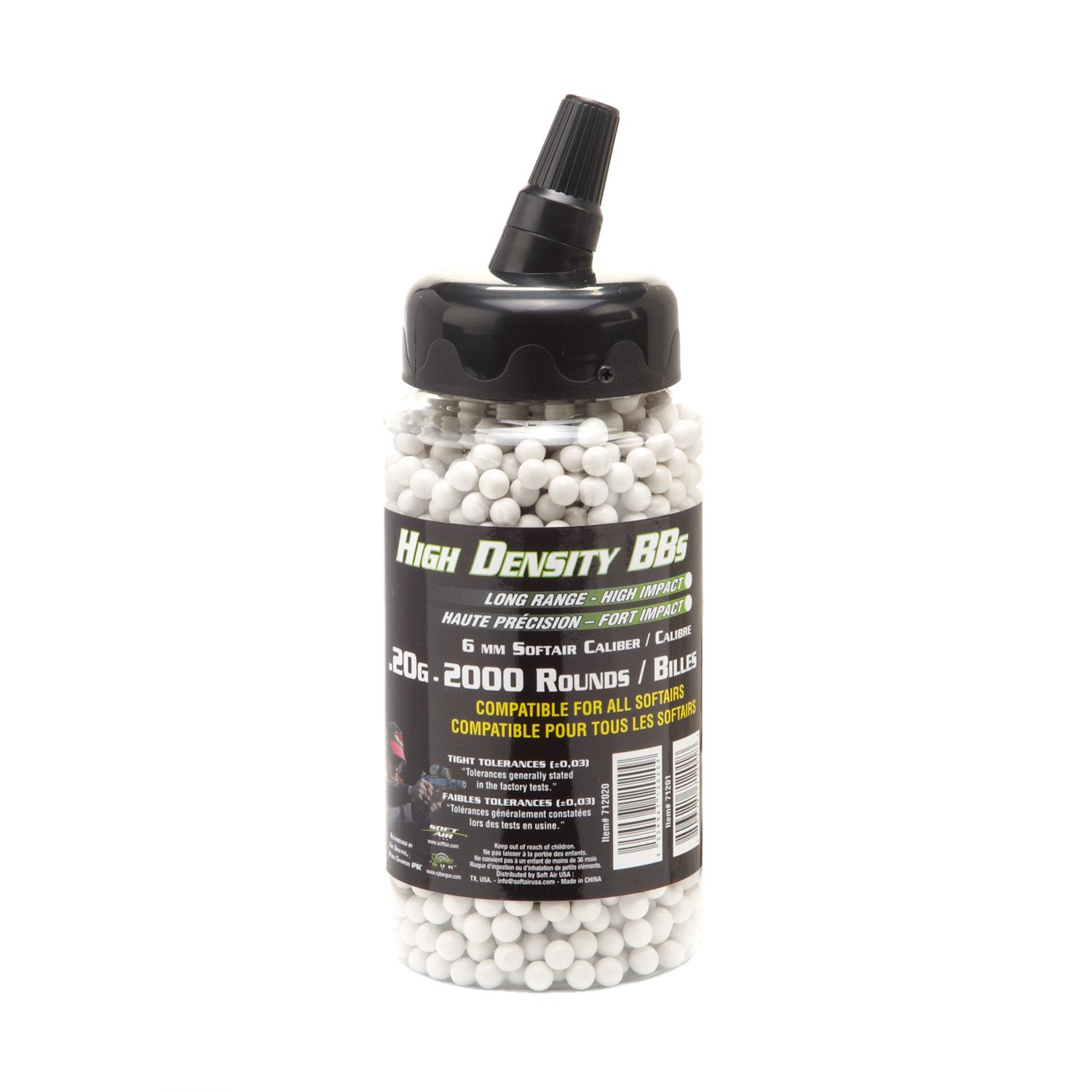 Soft Air USA 6 mm AirSoft BBs 2,000-Pack thumbnail