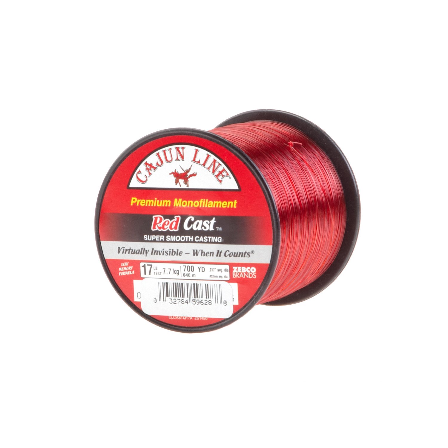 Cajun Line Red Cast 17 lb. - 700 yards Monofilament Fishing Line